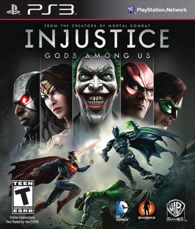 injustice gods among us clean cover art